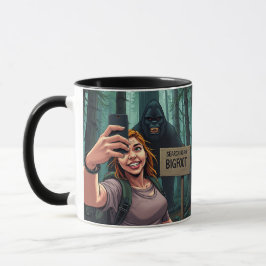 Taza Selfie Bigfoot Sasquatch