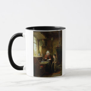 Taza Sellando una letra, 1890 (aceite en el panel)