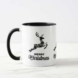 Taza Sello de ciervo Feliz Navidad Mug