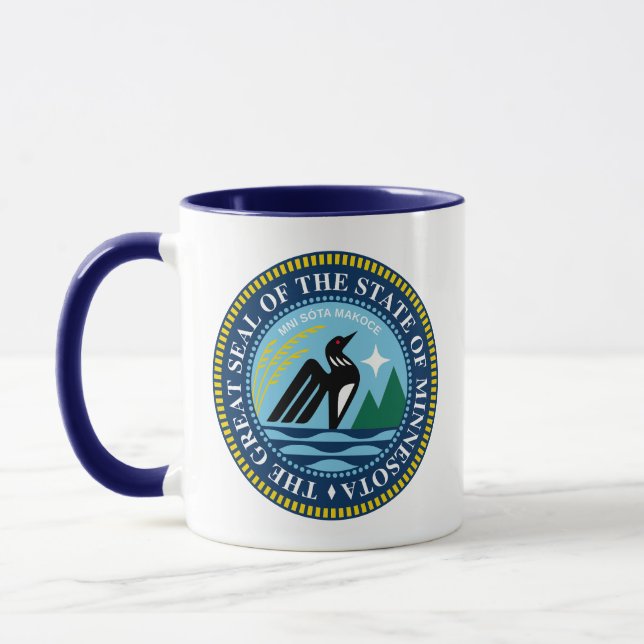 Taza Sello de estado de Minnesota (Izquierda)