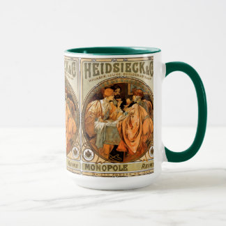 Taza Sello de Vintage Heidsieck y Co Monopole Reims