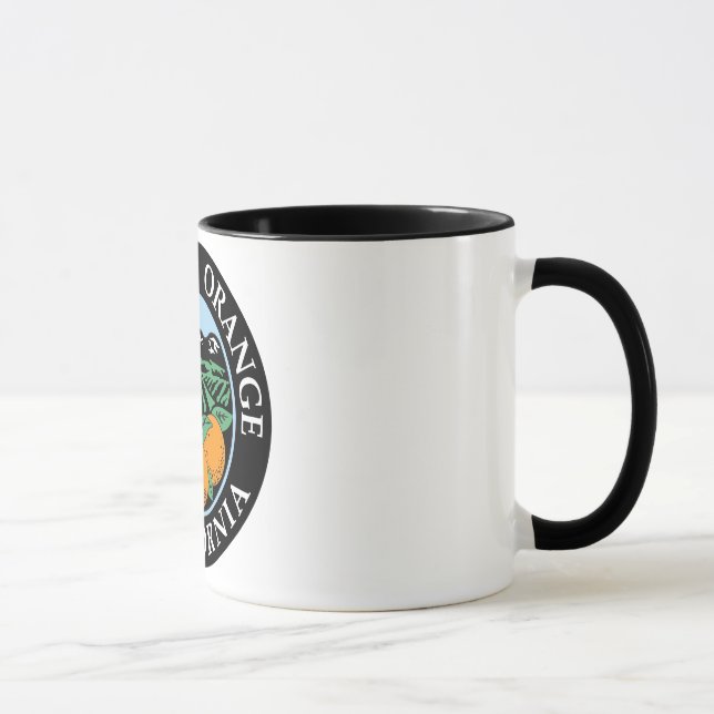 Taza sello del condado naranja (Derecha)