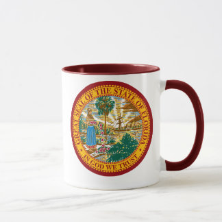 TAZA SELLO DEL ESTADO DE LA FLORIDA