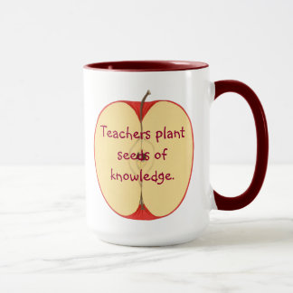 Taza Semillas de conocimiento de profesores de Apple re