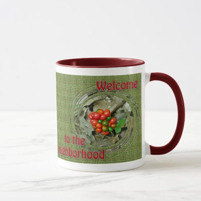 Taza Semillas de Jack en el Púlpito Vecino Bienvenido (Derecha)