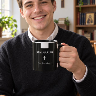 Taza Seminarista Reza Estudia Sirve Católico