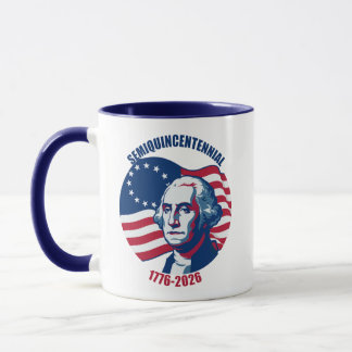 Taza Semiquincentennial George Washington Mug