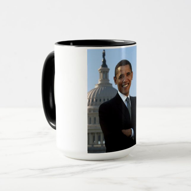 Taza Senador de Estados Unidos, 44º presidente norteame (Anverso izquierdo)