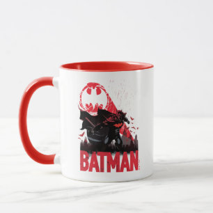 Taza Señal de Murciélago Carmesí de Batman