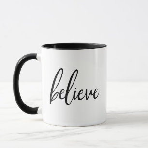 Taza Sencillo estilo casa de campo cree Navidades café