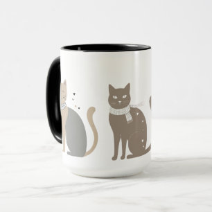 Taza Sencillo gato lindo gatito animal miau mascota Val