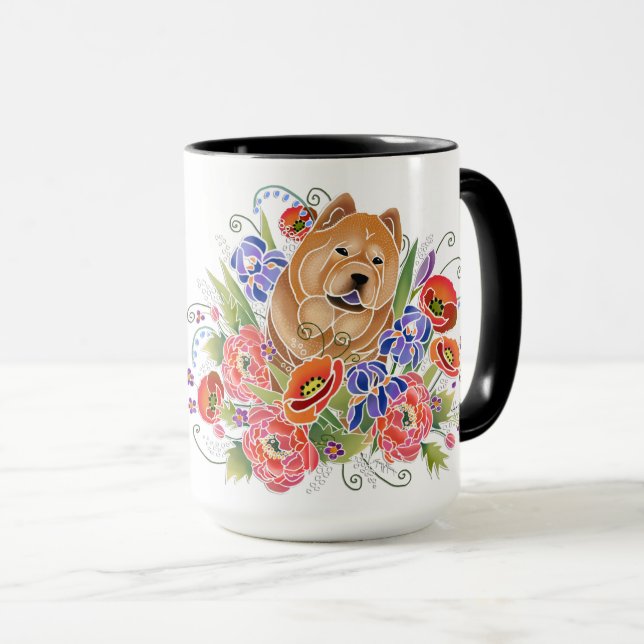 Taza SENCILLO JARDÍN PATH suave barba de vaca (Anverso derecho)