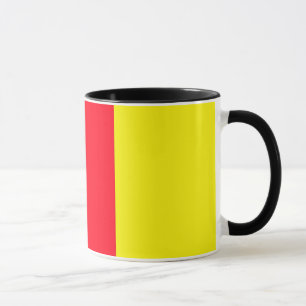 Taza Sencillo recuerdo moderno de bandera nacional de A