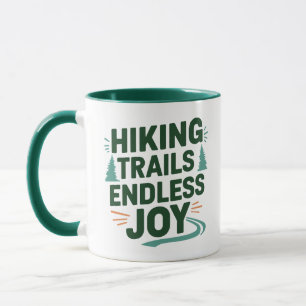 Taza Senderismo por las rutas de la alegría interminabl
