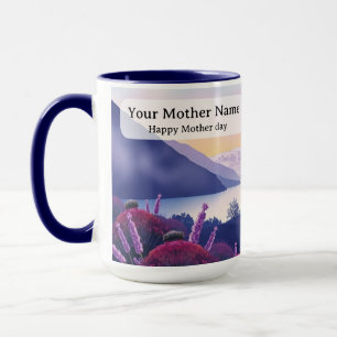 Taza Senderos de Lago Tejidos con Brezo y Cardo