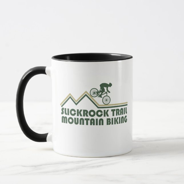 Taza senderos slickrock mtb ciclismo de montaña (Izquierda)