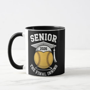 Taza Senior La Graduación Final Inning 2026 De Softball