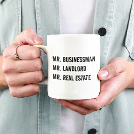 Taza Señor Empresario Señor Propietario Señor Inmobilia