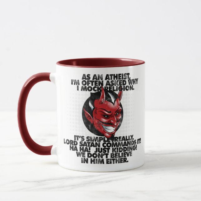Taza ¡Señor Satan Commands It! (Izquierda)