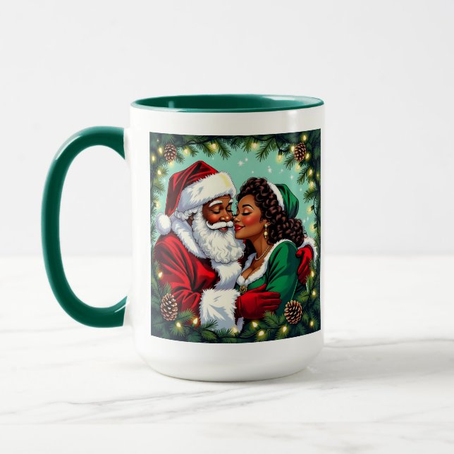 Taza Señor y Señora Claus Dulce Navidad  (Izquierda)