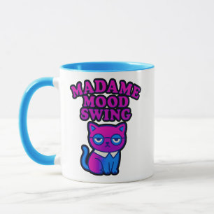 Taza Señora Cambio de Humor - Gato Divertido de Humor