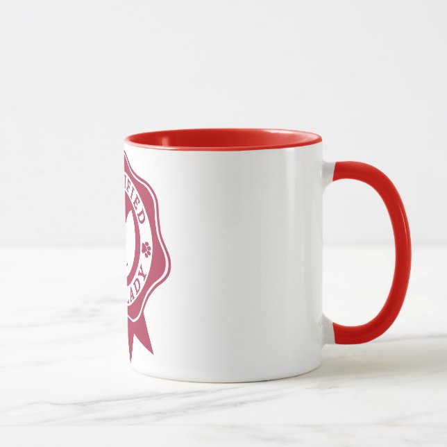 Taza Señora certificada Mug del gato (Derecha)