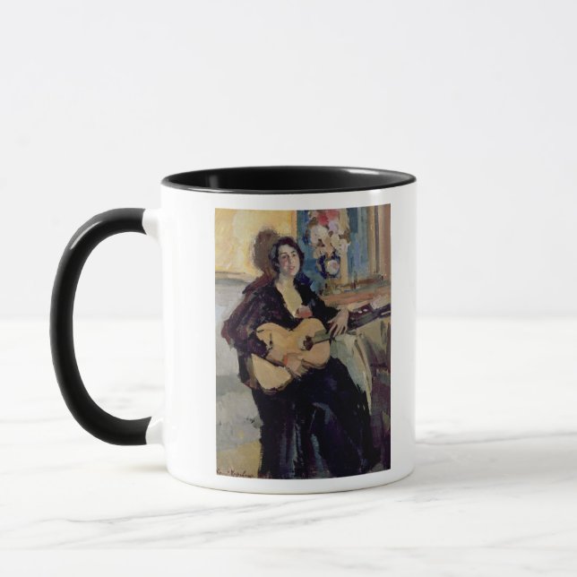 Taza Señora con una guitarra, 1911 (Izquierda)