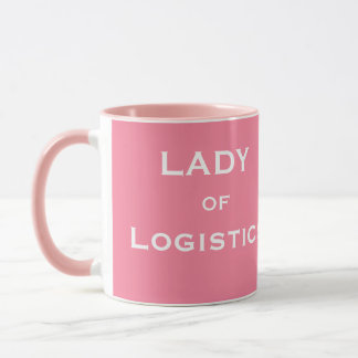 Taza Señora del nombre femenino divertido del cargo de