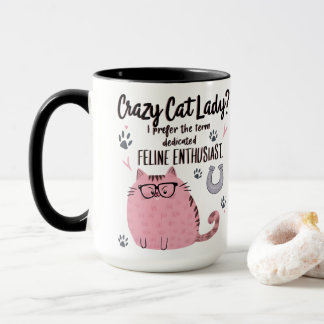 Taza ¿Señora Gata Loca? Regalo Divertido para Amantes d