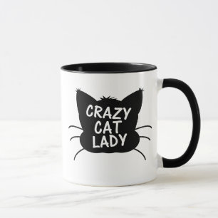 Taza Señora loca del gato