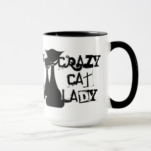 Taza Señora loca del gato