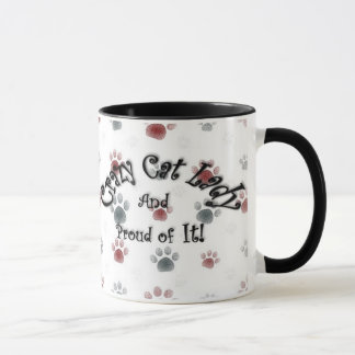 Taza Señora loca del gato