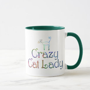 Taza Señora loca Mug del gato