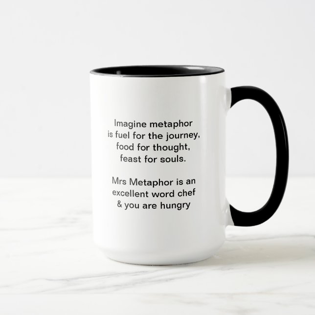 Taza Señora Metaphor Signature Mug (Derecha)