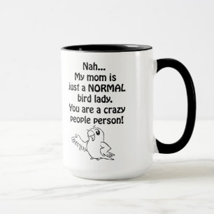 Taza Señora normal del pájaro