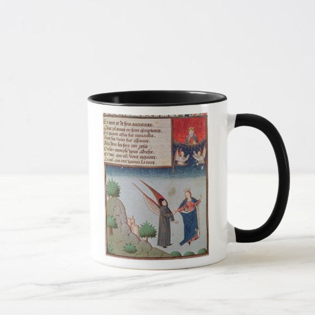 Taza Señora Philosophy lleva Boethius en vuelo (Derecha)