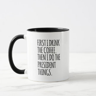 Taza Señora Presidenta, Regalo Divertido Para La Nueva 
