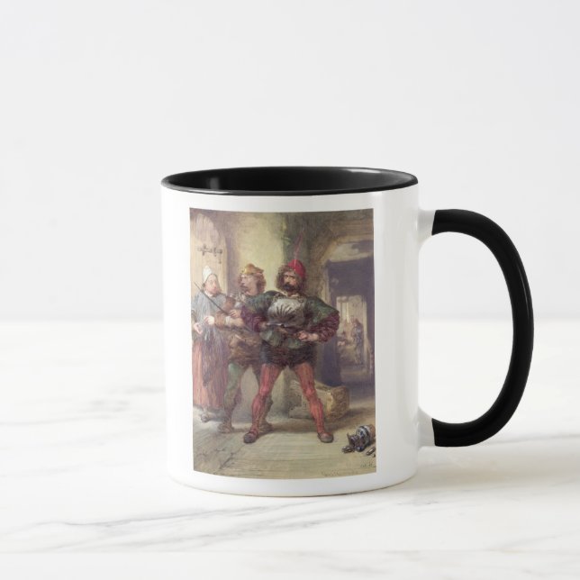 Taza Señora rápidamente, Nym y Bardolph (Derecha)