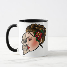 Taza Señora tradicional HeadCoffee Mug del tatuaje