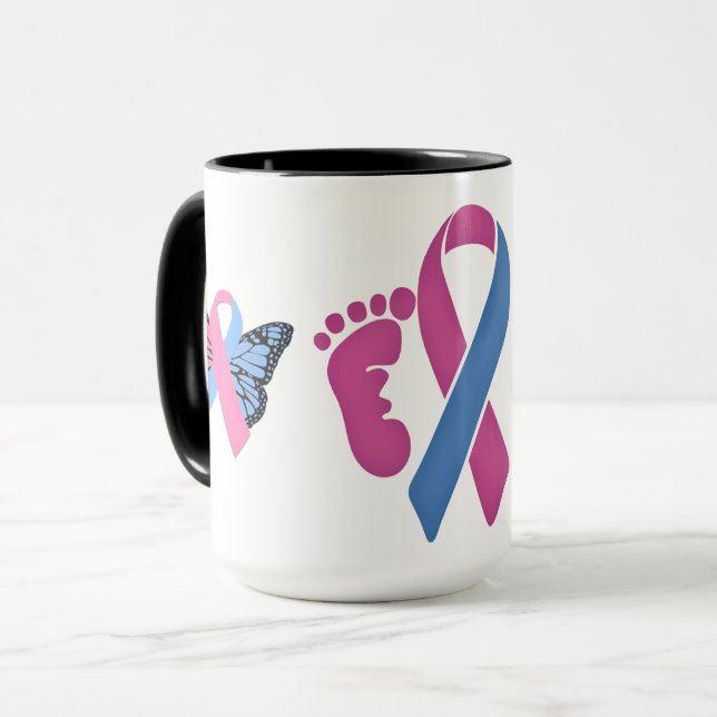 Taza Sensibilización sobre la pérdida de niños (Anverso izquierdo)