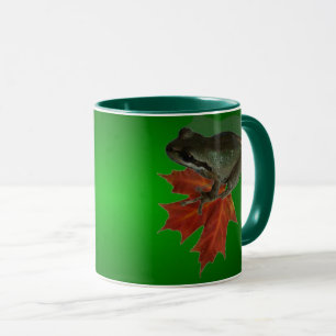 Taza Sentado En Hojas