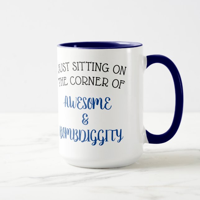 Taza Sentado en la esquina de... (Derecha)