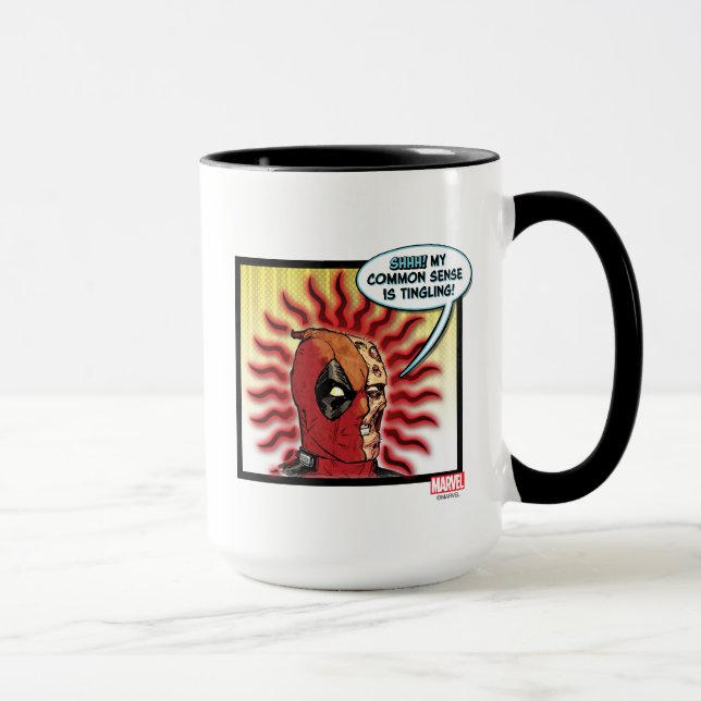 Taza Sentido común de Deadpool (Derecha)