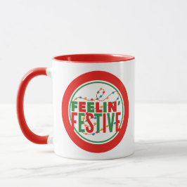 Taza Sentimiento Navideño Festivo