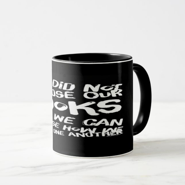 Taza Ser amables unos a otros (Anverso derecho)