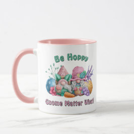 Taza Ser Feliz Gnomo No Importa Qué Pascua