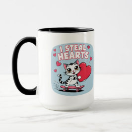 Taza Ser moderno mis canciones de San Valentín para las