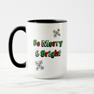 Taza Ser Navidades feriados y brillantes