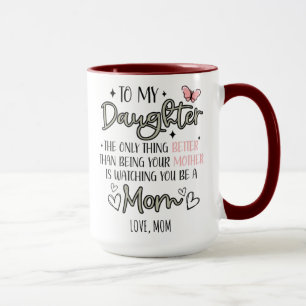 Taza Ser tu madre es verte ser mamá, regalo