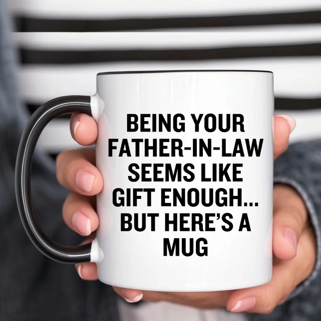 Taza Ser tu suegro parece ser un regalo suficiente (Subido por el creador)